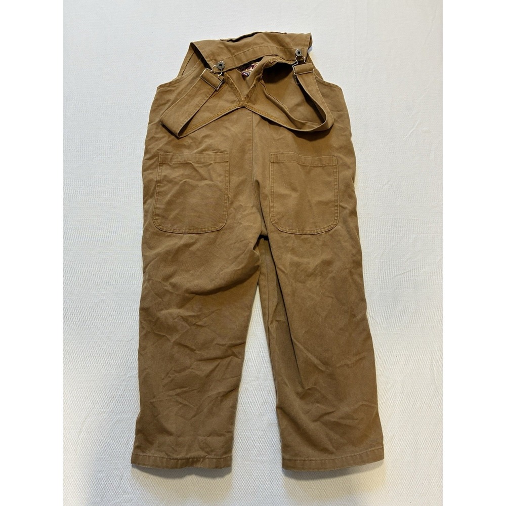 Iron and Resin Men's‎ L Overalls Brown Duck Canvas Workwear Made in USA